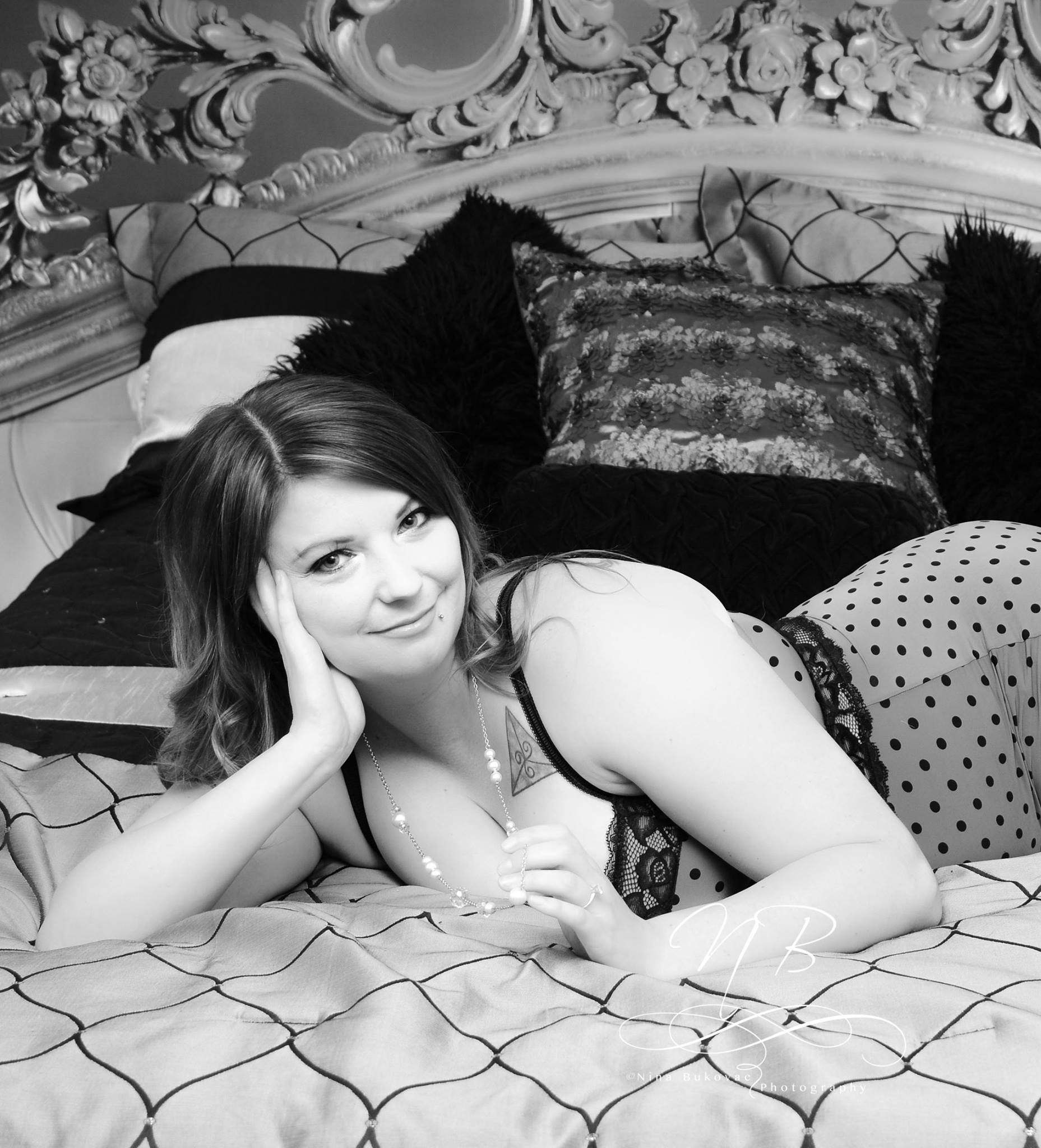 Boudoir portrait